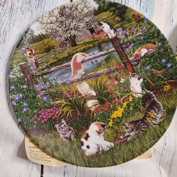 8 Bradex 9" Plates The Garden Secrets - Picture 4 of 16
